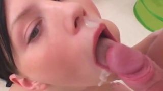 Компиляция русских камшотов с молоденькими москвичками