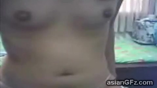 Любительский вагинальный секс с молоденькой азиатской студенткой