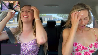 Подружайка, резиновый член уже в тебе? Поехали кататься по городу и кончать