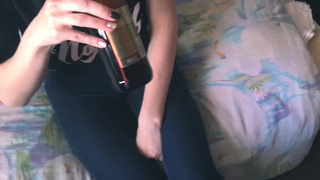 Русский любительский секс по пьяни с соседской подругой